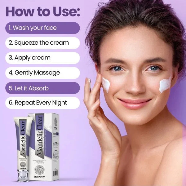 Mandalic Clear Intensely Revitalising Brightening Cream | Makes Skin Brighter, Smoother & Spotless
