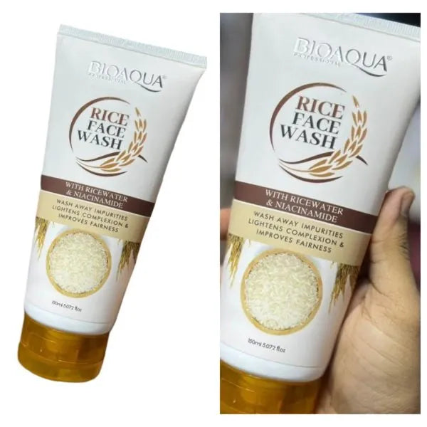Bioaqua Rice Raw Pulp Skin Whitening Product – Facial Cleanser (100g)