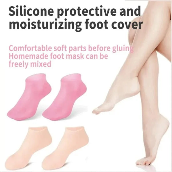 Silicone Jelly Socks Gel Moisturizing Socks Foot Care ProtectorMulti-purpose Socks