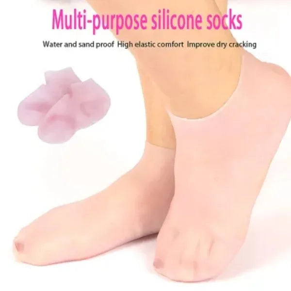 Silicone Jelly Socks Gel Moisturizing Socks Foot Care ProtectorMulti-purpose Socks