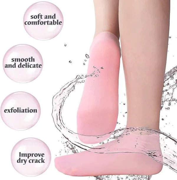 Silicone Jelly Socks Gel Moisturizing Socks Foot Care ProtectorMulti-purpose Socks